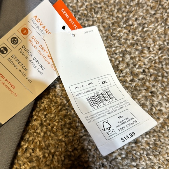 Champion Gray Racerback Tank Top. Women’s size XXL. NWT. 🏋️♀️ - Picture 6 of 12